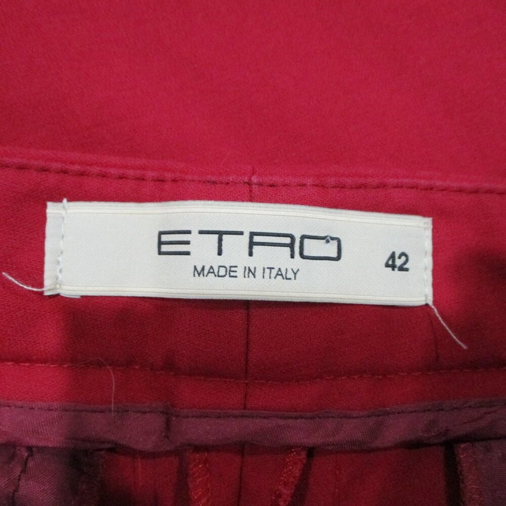 Etro Cropped Cotton Blend Pants View 3